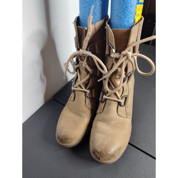 Sorel Joan of Arctic II Leather Wedge Heeled boots size 7.5 - Picture 7 of 10